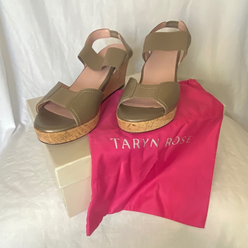 Taryn Rose Sinai Cork Wedges